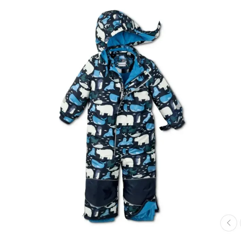 -30 One-piece Waterproof Toddler Ski Suit with Wool Clip