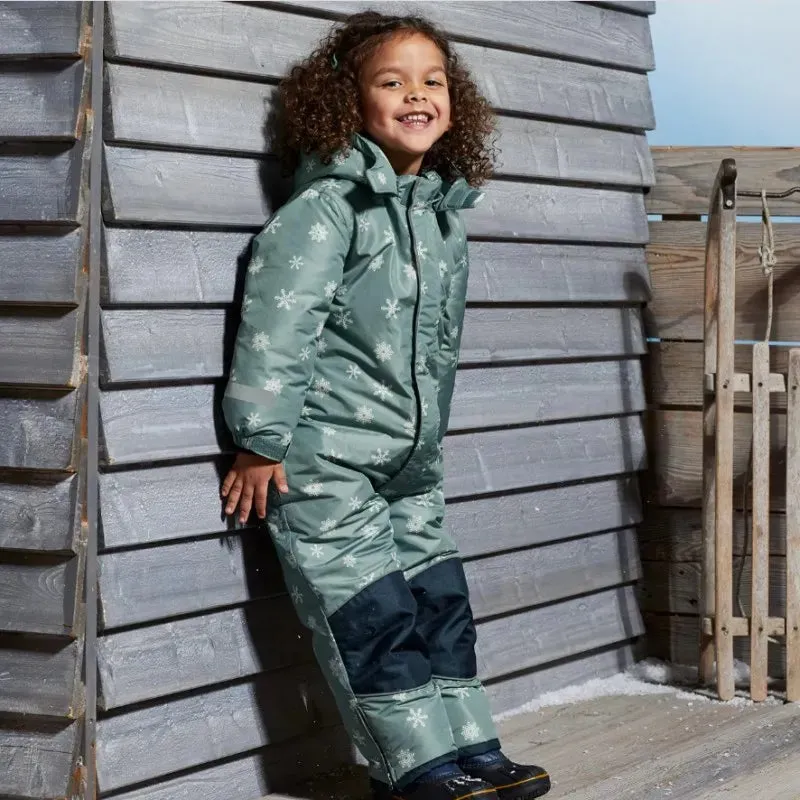 -30 One-piece Waterproof Toddler Ski Suit with Wool Clip