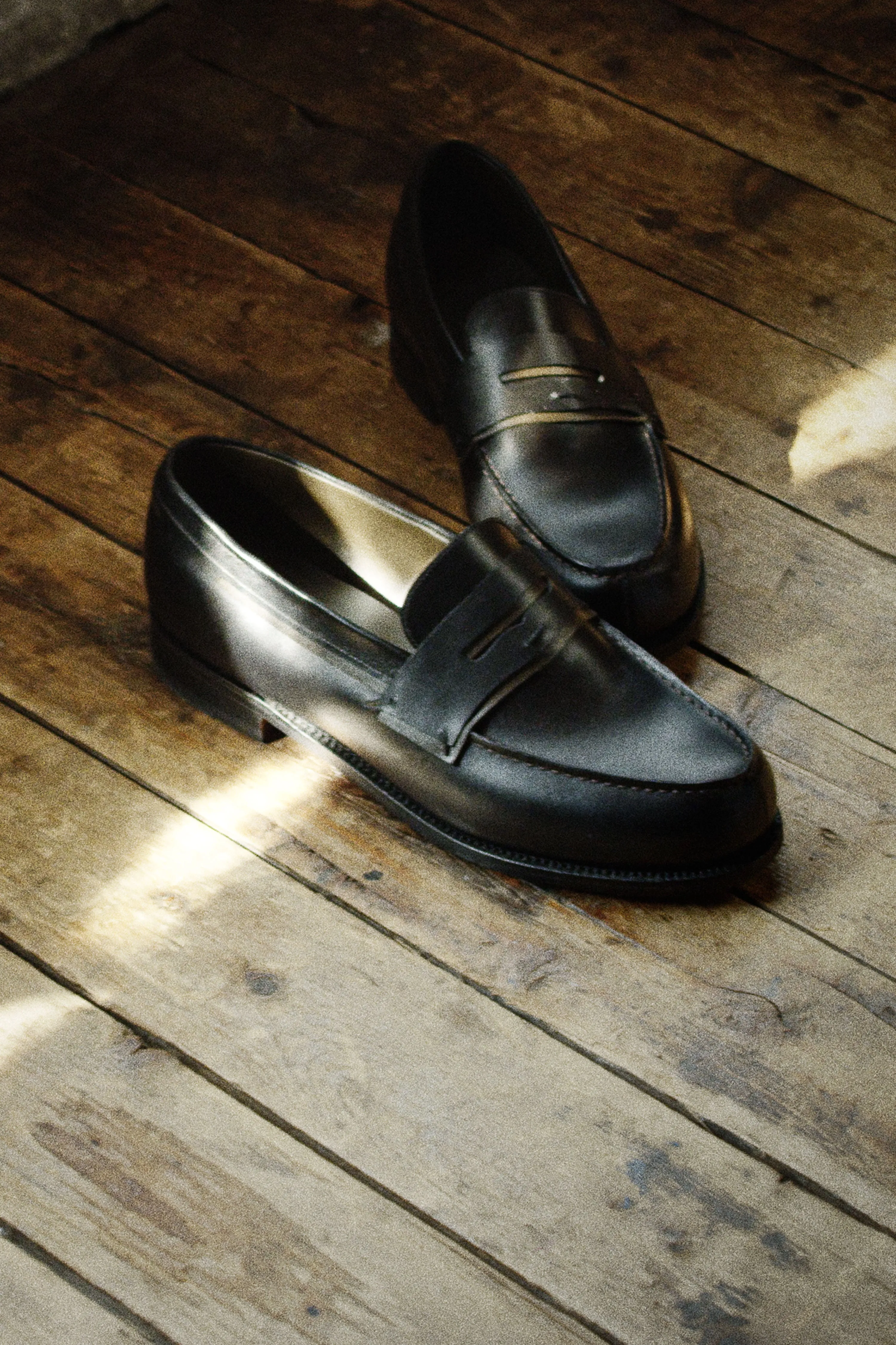 180 BLACK LOAFERS J.M. WESTON & SOEUR