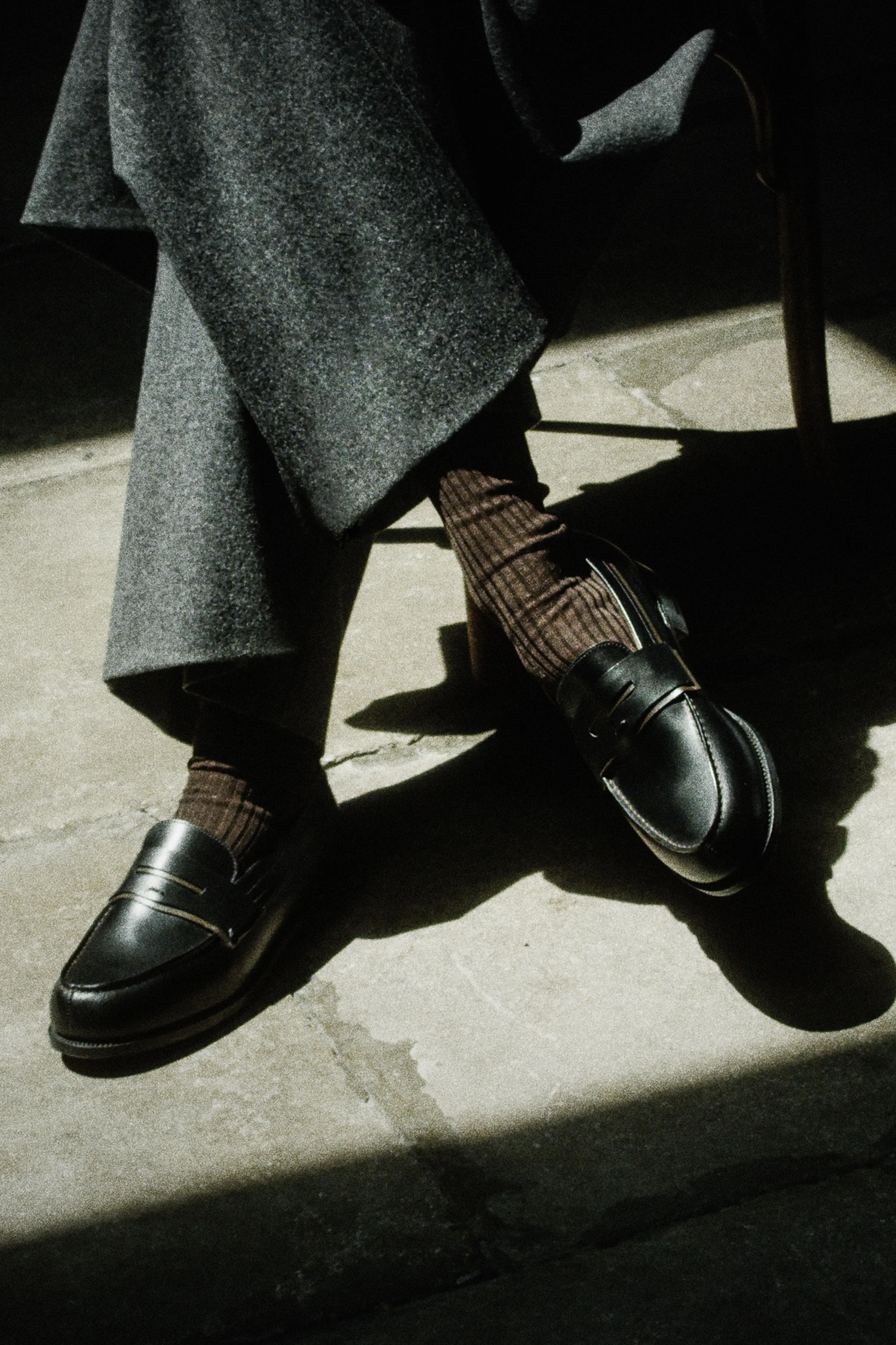 180 BLACK LOAFERS J.M. WESTON & SOEUR