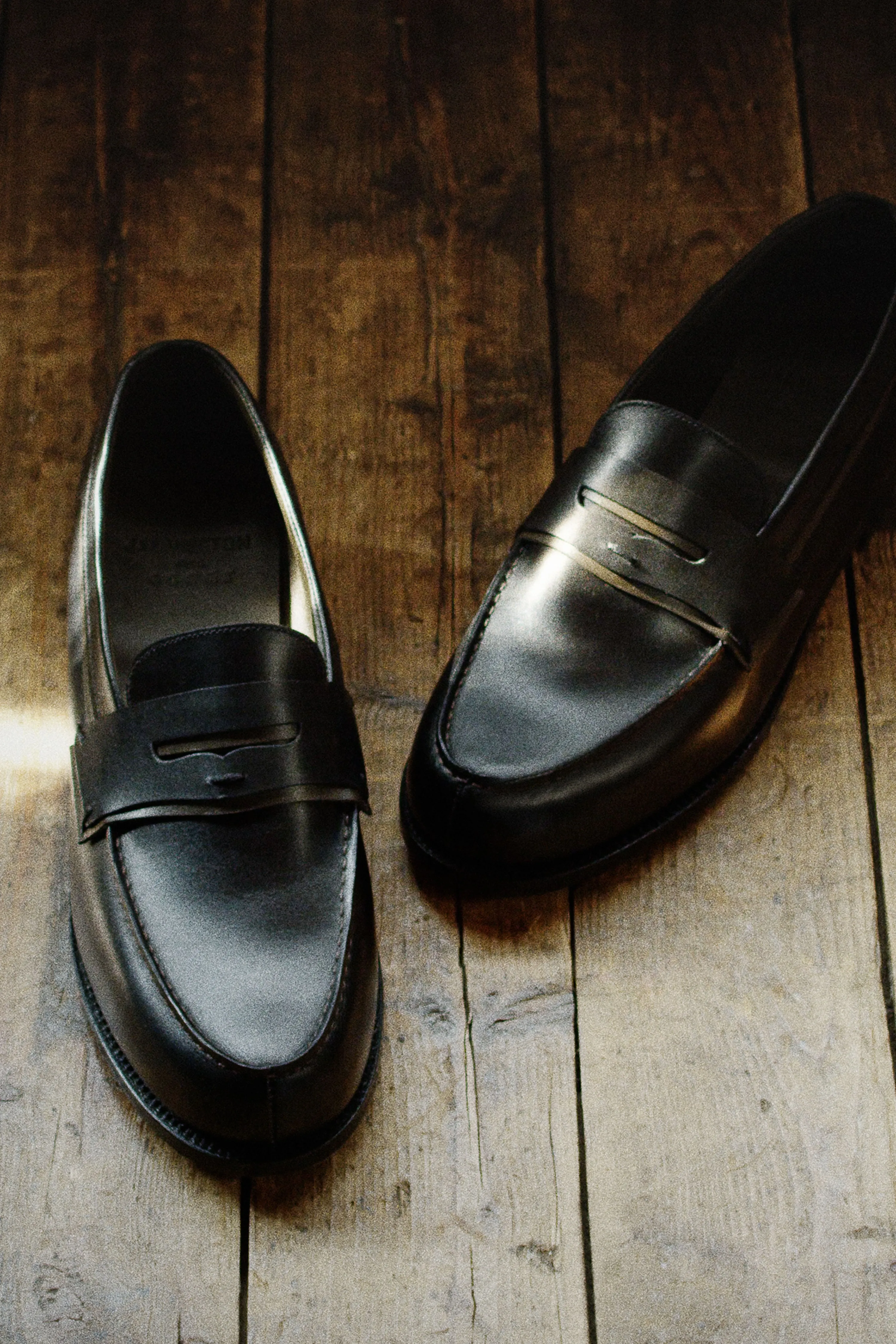 180 BLACK LOAFERS J.M. WESTON & SOEUR