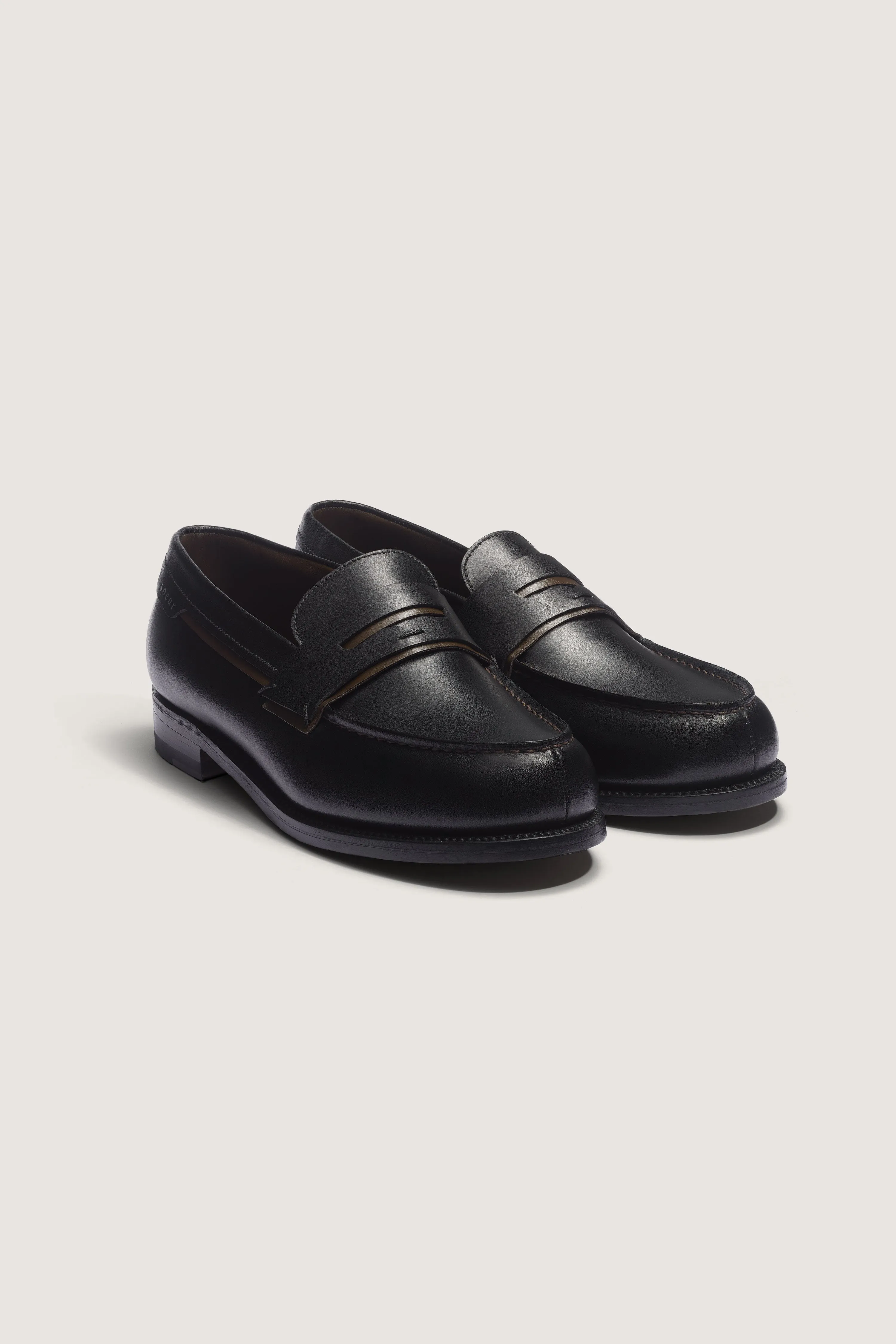 180 BLACK LOAFERS J.M. WESTON & SOEUR