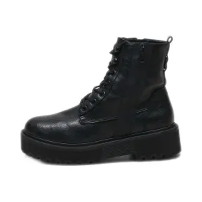 Catwalk Ankle Boots Leather Black Colour For Women