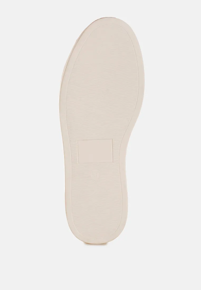 Cincinati Metallic Pleather Chunky Sneakers