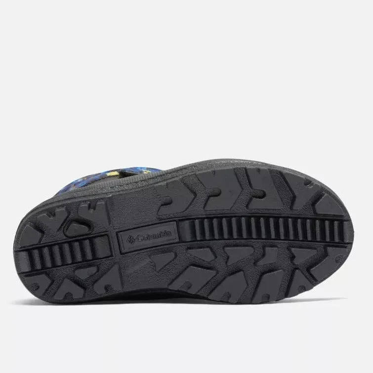 Columbia Childrens Powderbug Forty Print Boot - Black, Laser Lemon