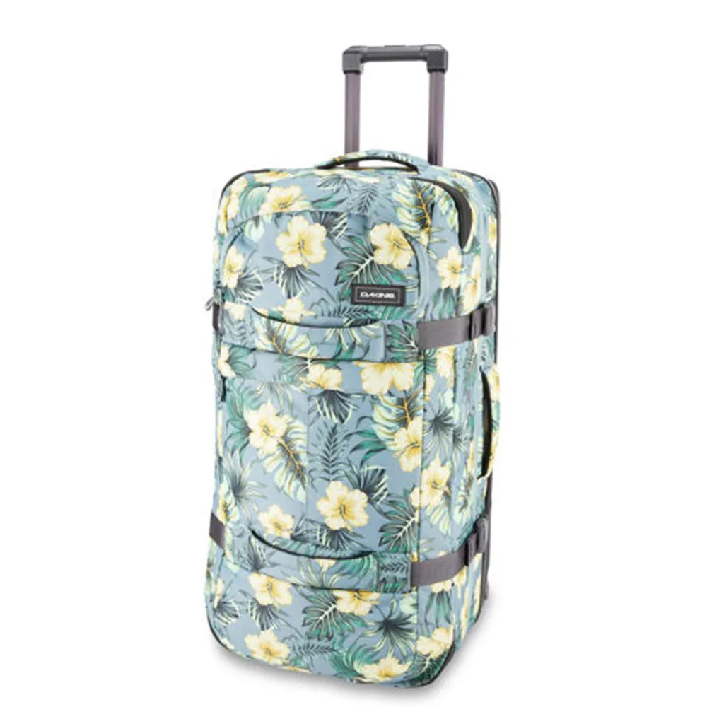 Dakine Unisex Hibiscus Tropical Split 85L Wheeled Roller Luggage Bag - 10002941-HIBISCUSTROPICAL