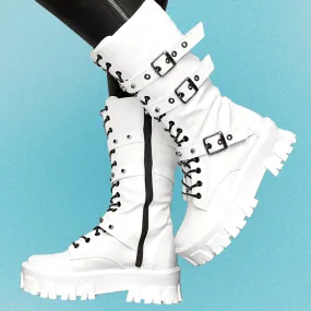 Egirl Goth Cyber Punk Zipper Boots