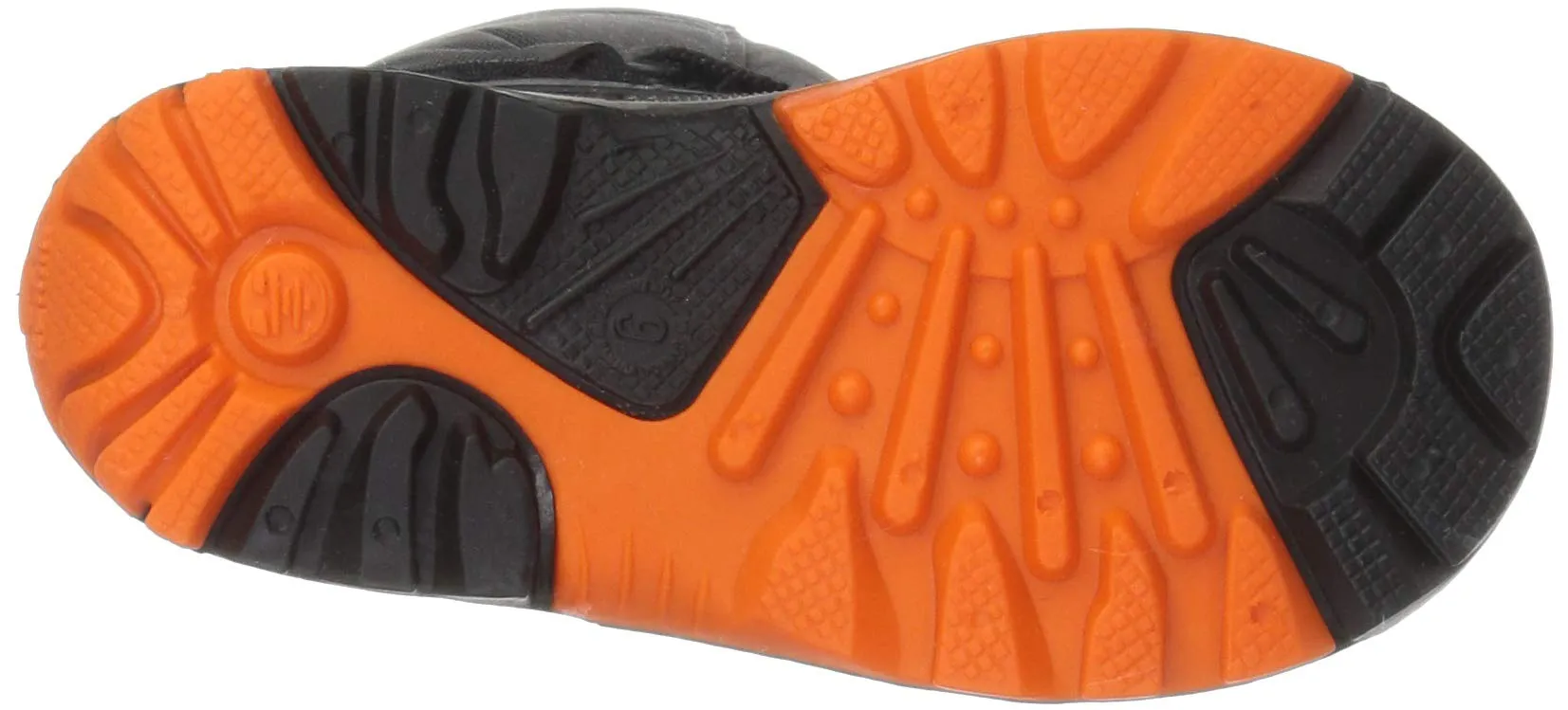 Kamik Kids' Rocket Snow Boot Toddler Warm Boots Grey Snow Boot Charcoal Flame