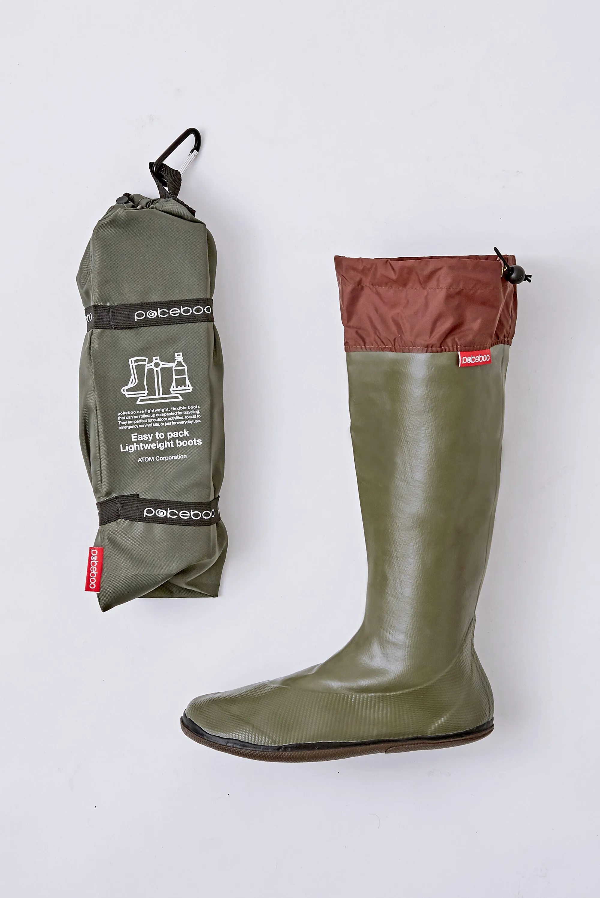 Khaki Rain Boots