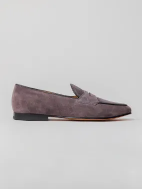 Lange Loafer - Charcoal Grey Suede