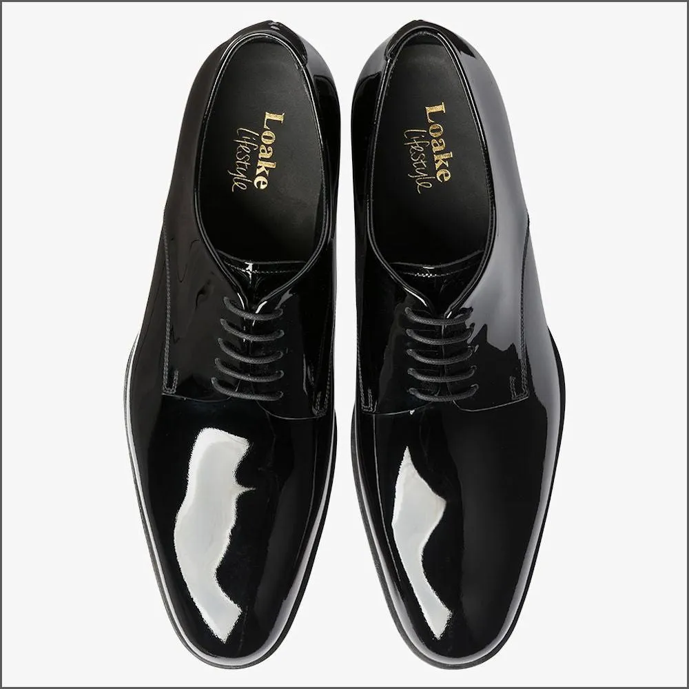 Loake Patent Black Leather Dress Shoe Size 10.5 ONLY /