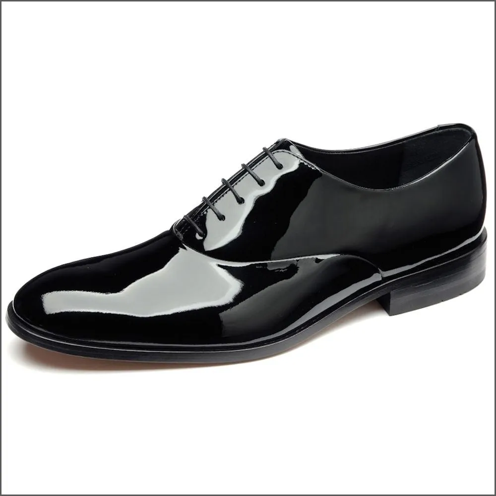 Loake Patent Black Leather Dress Shoe Size 10.5 ONLY /
