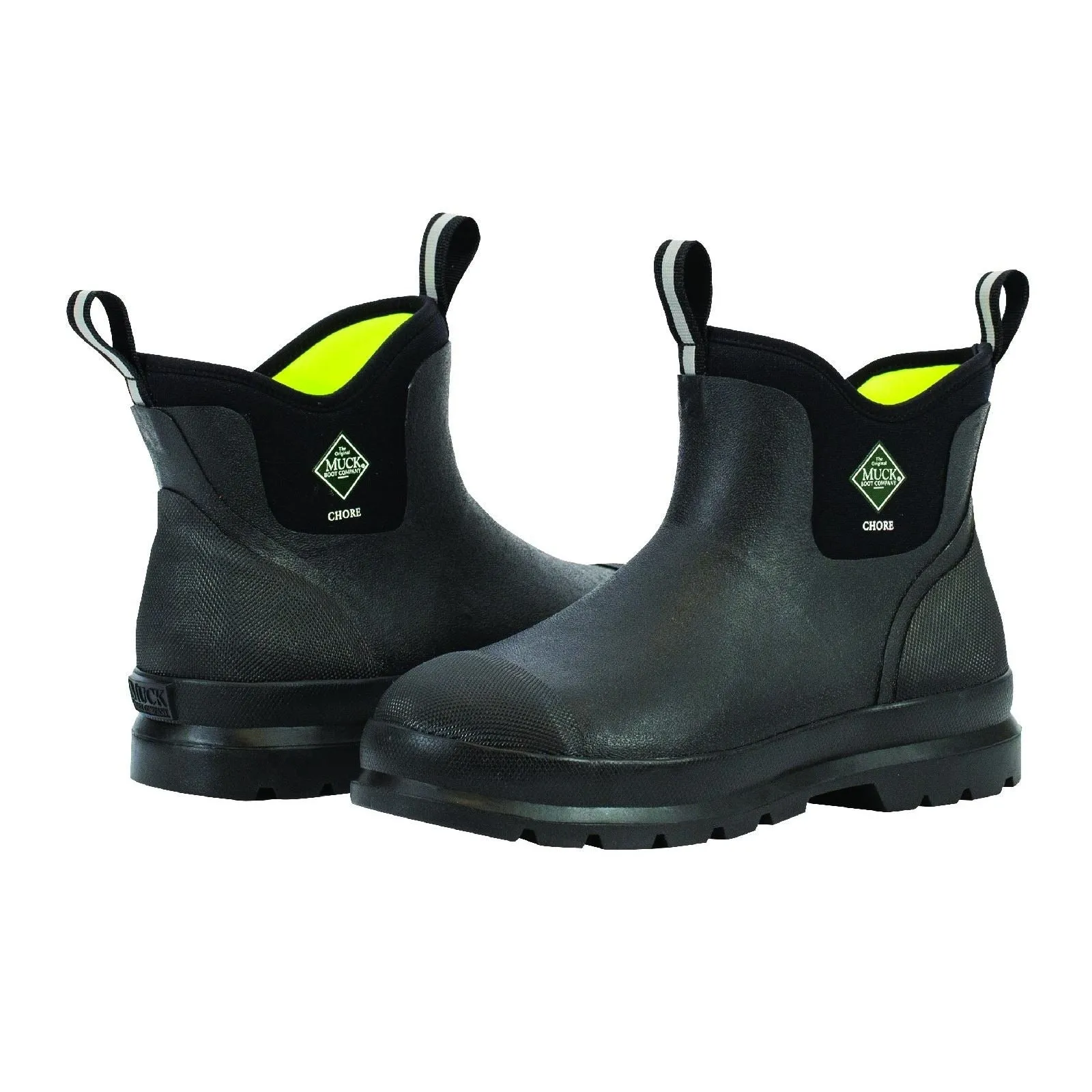 Muck Boots Men's Chore Classic Chelsea Rain Boot in Black 4 to 12