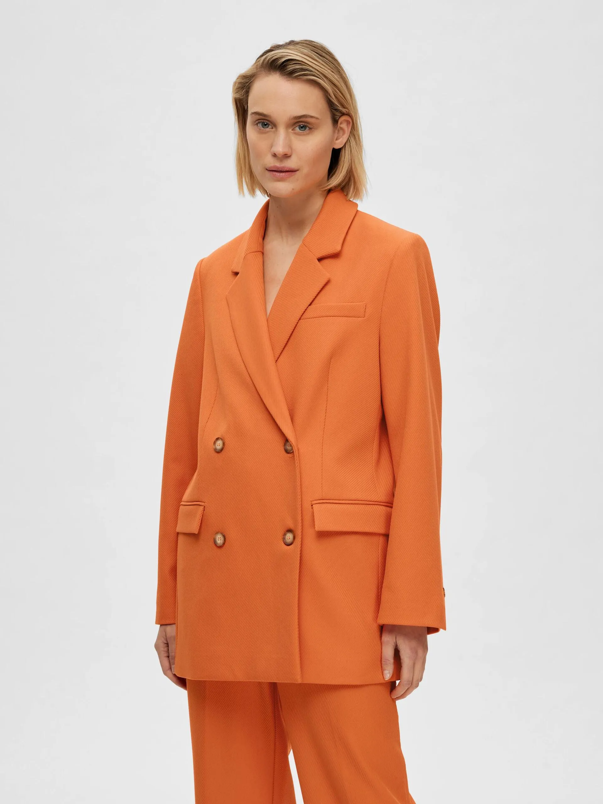 Mynella Relaxed Blazer - Orangeade