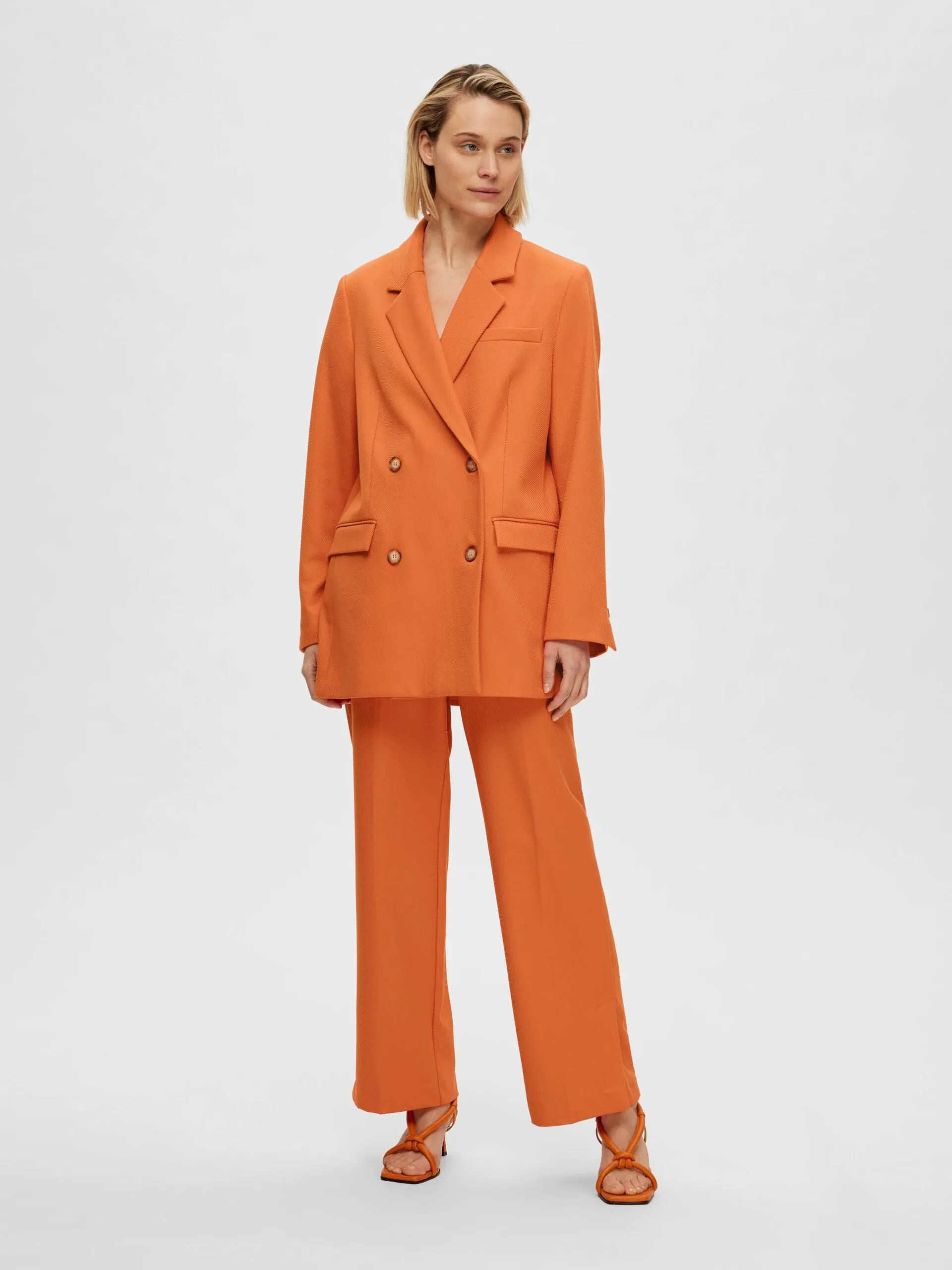 Mynella Relaxed Blazer - Orangeade