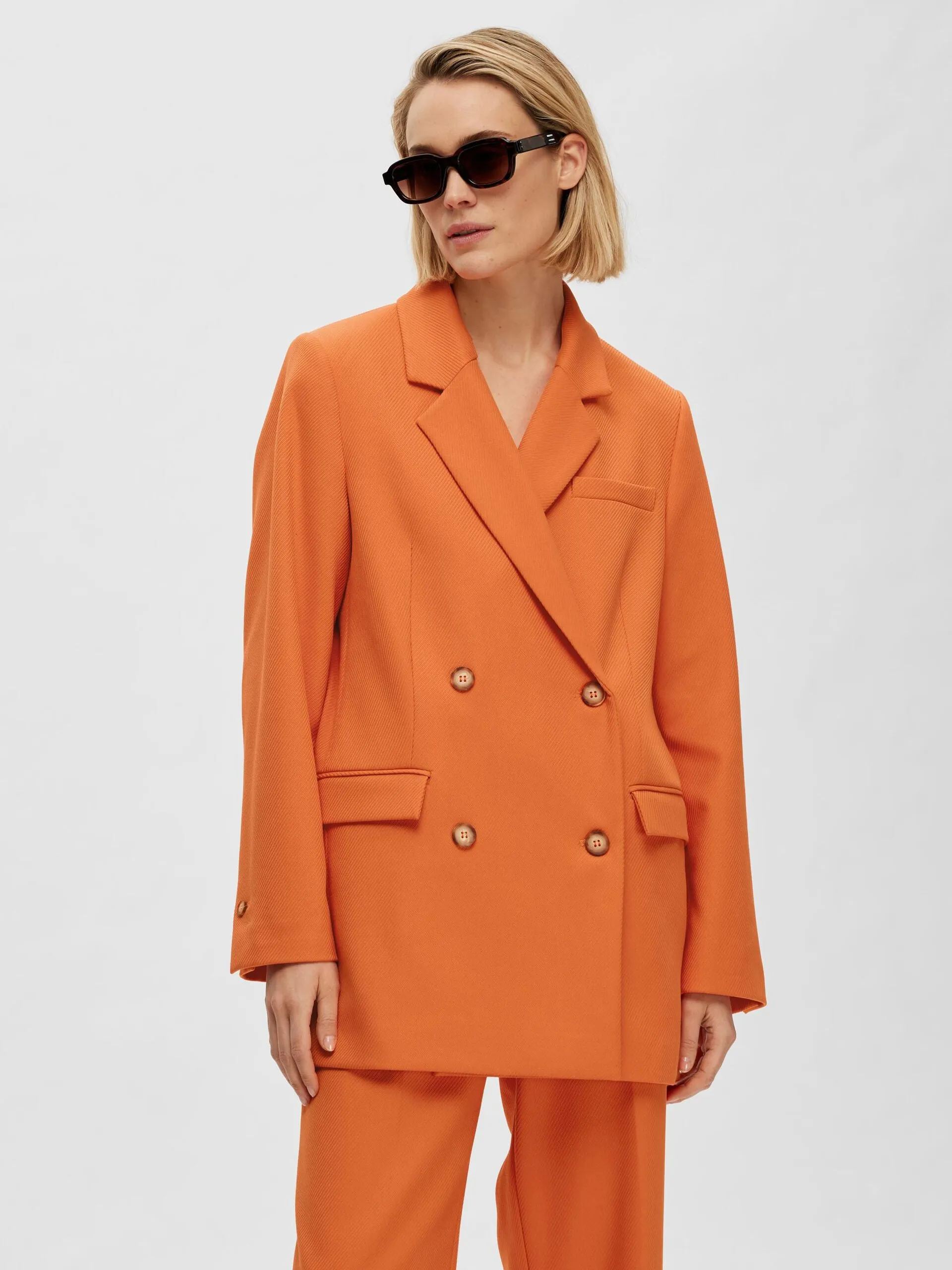 Mynella Relaxed Blazer - Orangeade