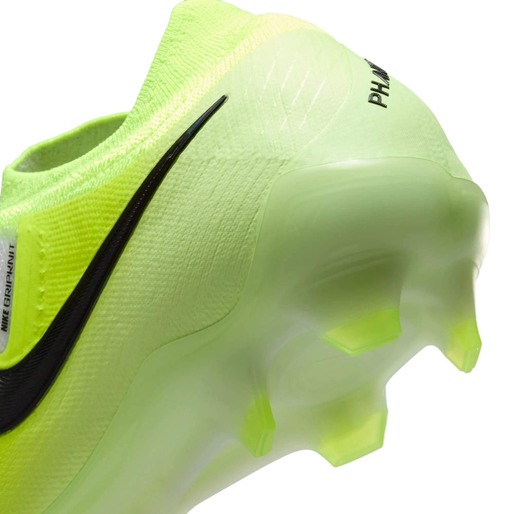 Nike Phantom GX Elite FG Firm Ground Soccer Cleat -Metallic Silver/ Black Volt