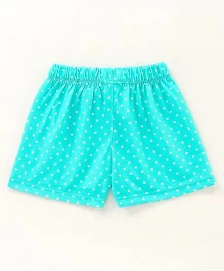 Polka Front Frill Top and Short Set