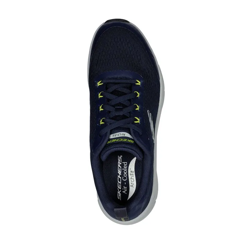 SKECHERS  Arch Fit D'Lux Sumner - Navy/Lime