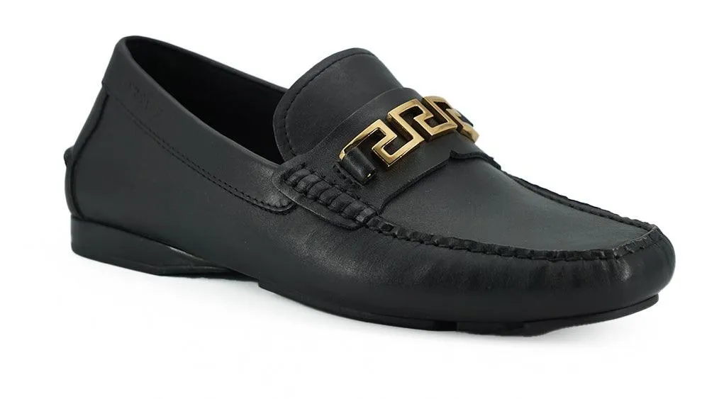 Versace Sort Læder Sko