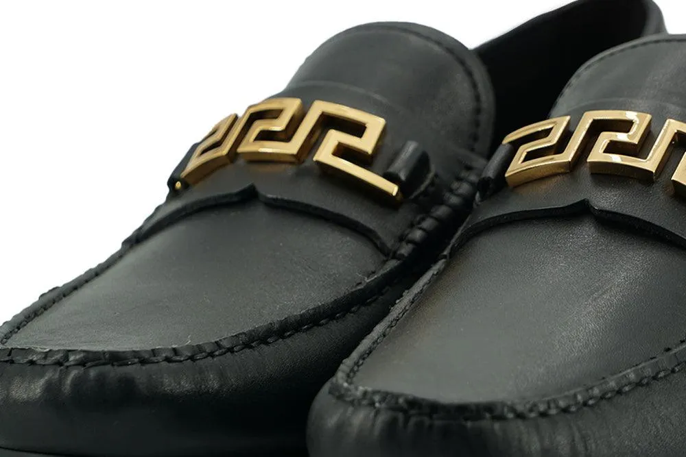 Versace Sort Læder Sko